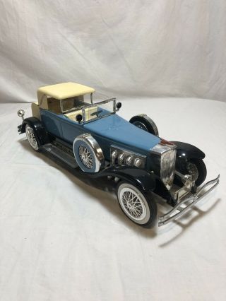Vintage Jim Beam Decanter Duesenberg Model J Car 1934