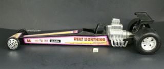 Vintage Processed Plastic Heat Lightning Dragster Funny Car Toy 9514 J212