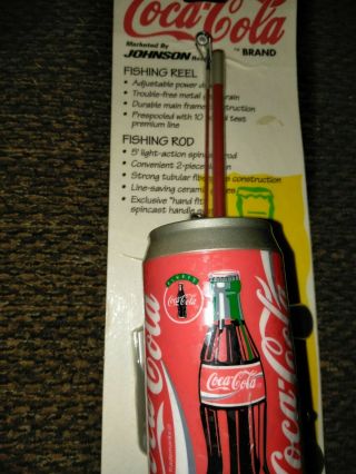 RARE Coca Cola Fishing Pole and Coke Can Reel - 1995 - 3