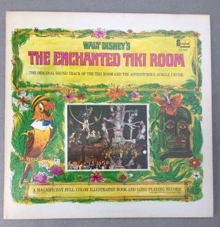 Vtg 1960s Walt Disney‘s Enchanted Tiki Room Disneyland Lp Vinyl Record Album