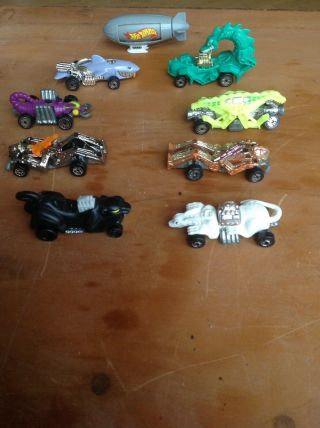 9 Vintage Hot Wheels Green Dragon Car White Rat Mobile Other Collectible Toys
