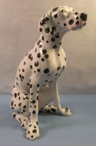 Hand Made Dalmatian Dog Statue