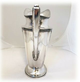 Fabulous VTG Silver Plate Art Deco Style Water Pitcher LADY ASTOR Wallace EPNS 3
