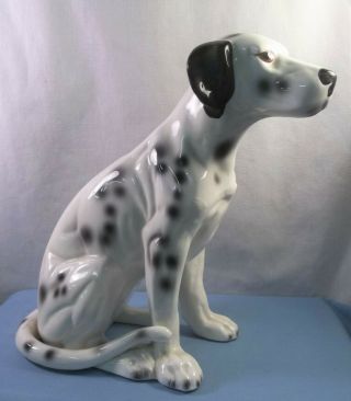 Vintage Large Dalmatian Dog Statue