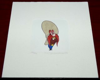 Warner Bros Looney Tunes Yosemite Sam 1999 Limited Edition Etching Cowboy