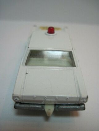 VINTAGE LESNEY MATCHBOX No.  55/59 Ford Galaxie Police Car 4