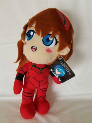 Neon Genesis Evangelion Asuka Langley Soryu 12 " Plush Stuffed Doll With Tag