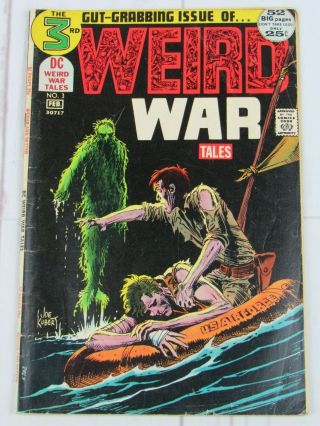 Weird War Tales 3 Dc Comics 1972 Bagged And Boarded - C4175