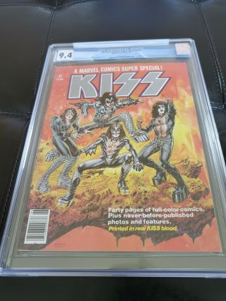 Marvel Special 1 Cgc 9.  4 Printed In Real Kiss Blood White Pages