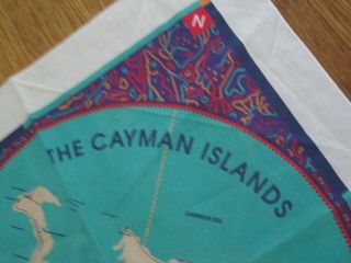 Cayman Islands Bandana - Map - Tourism 21 