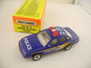 1996 Matchbox Superfast 54 Ford Crown Victoria Police D - 22