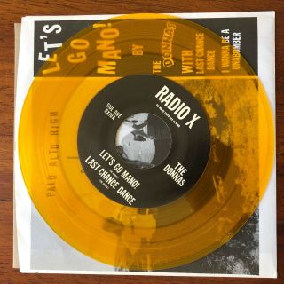 The Donnas Lets Go Mano Yellow Vinyl