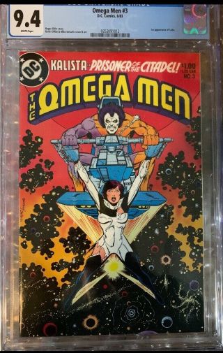 Omega Men 3 Cgc 9.  4 1st App Of Lobo Dc Comics Will Appear On Kryptonite 1983 Nm