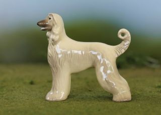 Vintage 1992 Hagen Renaker Miniature Afghan Dog No Damage
