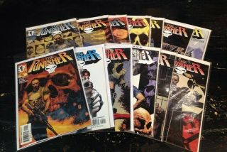 Punisher V3 1 - 12 Complete Series Set Marvel Knights Comics 2000 Fn - Vf Ennis