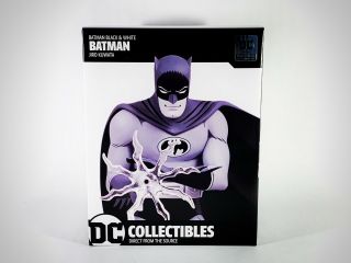 Dc Collectibles Black And White Batman 7 Inch Statue By Jiro Kuwata