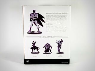 DC Collectibles Black and White Batman 7 inch Statue by Jiro Kuwata 3