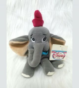 8 " Disney Store Dumbo Elephant Circus Plush Beanbag Stuffed Toy Nwt B212