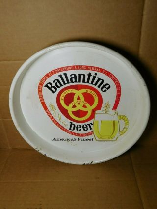 Vintage Ballantine Beer Bar Beer Tray