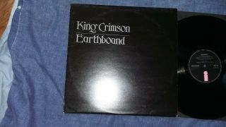 King Crimson Earthbound 1972 - Uk First Press - Black Island -