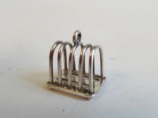 W.  B.  Meyers Toast Rack Miniature Sterling Silver