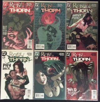 Rose & Thorn 1 - 6 Adam Hughes Covers Dc 1st Print