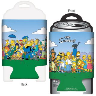 The Simpsons Friends & Family Beer Huggie Can Cooler 2 - Sided,
