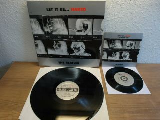 The Beatles - Let It Be.  Naked Lp,  7 " Fly On The Wall Oop In Mega Rar