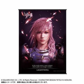 Wall Scroll - Final Fantasy - Vii - Lightning Art Licensed Gifts Toys