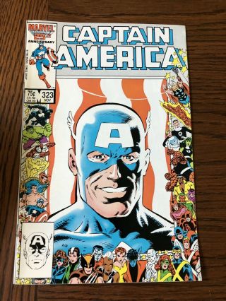 Captain America 323 1st Appearance Of John Walker As - Patriot
