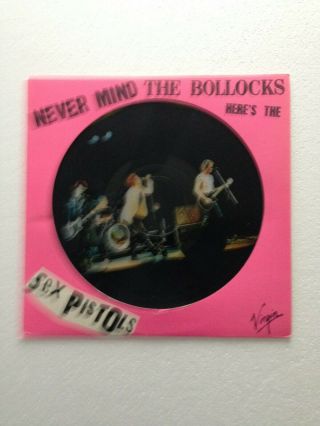 Sex Pistols ‎– Never Mind The Bollocks. ,  Uk Picture Disc Lp Unplayed Nm 1978