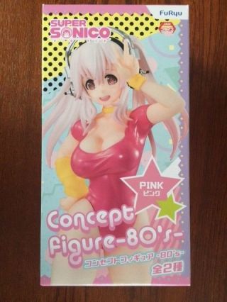 Sonico Concept Figure 80’s Pink Furyu Prize Soniko From Japan F/s