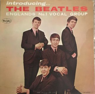 Introducing The Beatles 1964 Vee - Jay Records 1062 Veejay Oval Label Mono 2