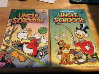 4 Walt Disney ' s Uncle Scrooge 351 352 353 355 VF/NM Gemstone/Gladstone comics 3
