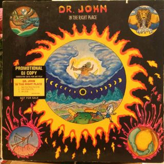 Dr.  John In The Right Place Lp Atco Sd 7018 Rare Orig Promotional Vg,