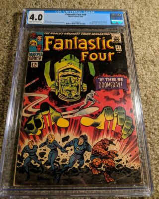 Fantastic Four 49 4.  0 Cgc First App Of Galactus
