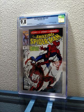 The Spider - Man 361 (cgc 9.  8) 1st Appearance Carnage In Comics