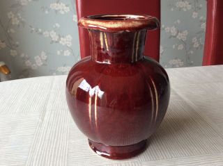 19th Century Chinese Red Flambe Vase