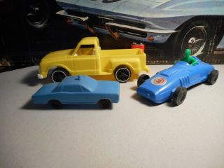 (3pc. ) Vintage Gay Toys.  Cars And Truck. .