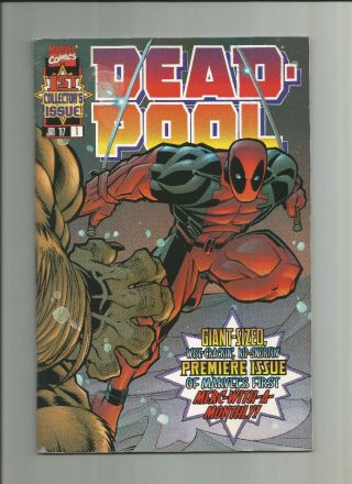Deadpool 1997 1 Wraparound Cover 1st Blind Al & T - Ray Vf - Q