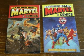 The Golden Age Of Marvel Comics Volumes 1 And 2 Trade Paperbacks Tpb