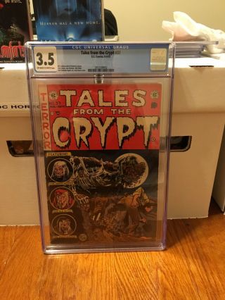 Tales From The Crypt 37 Cgc 3.  5 Precode Horror Golden Age Comic Ec