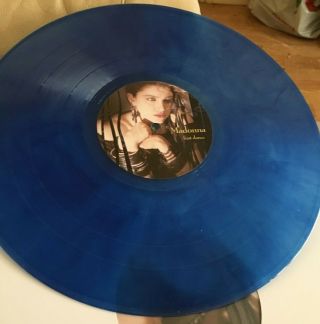 Madonna First Dance Blue Translucent Marble Vinyl Lp 2009