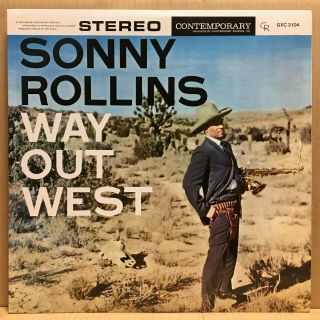 Sonny Rollins / Way Out West Lp W/insert Japan Issue Gxc - 3104