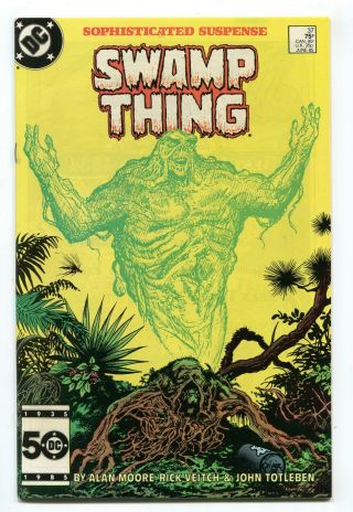 The Saga Of Swamp Thing 37 - Alan Moore - Key 1st Full John Constantine - 1985