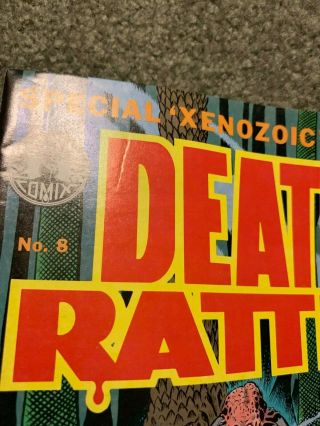 Death Rattle 8 VF 1st Xenozoic Tales Cadillacs & Dinosaurs Mark Schultz 3