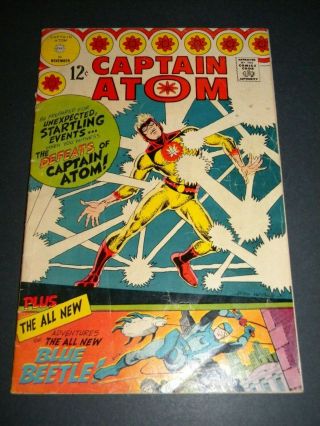 November 1966 Charlton Comics Cdc 83 Captain Atom / Blue Beetle - Mid Grade
