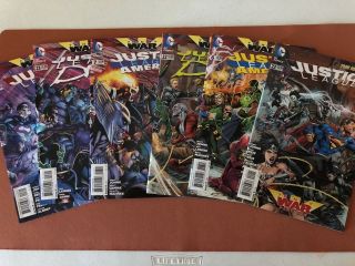 Trinity War 6 1 - 6 Justice League Of America,  All 5 Tie - In Dc Comics Batman