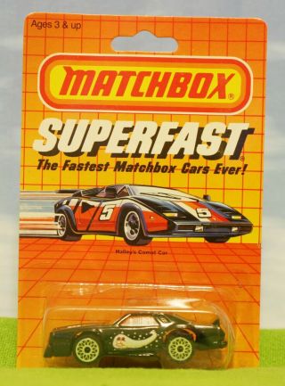 Matchbox Superfast - Pontiac Firebird Haleys Comet Stocker Car - On Card