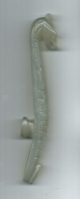 Antique Chinese Hand - Carved Jade Belt Hook 19th - 20th Century